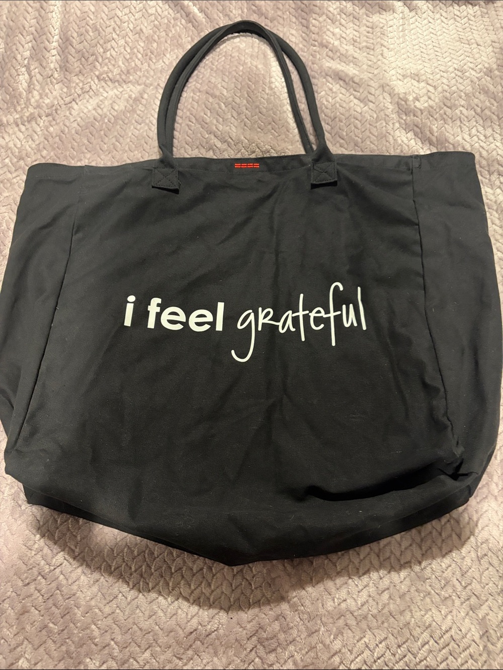 Peace Love World “I Feel Grateful' Tote Bag